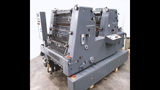 HEIDELBERG GTOZ 52  Version  2 Farbwerke  2 colour machine [upl. by Alahcim202]