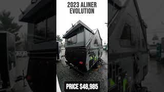 2023 Aliner Evolution A Frame Pop Up Trailer Tour  Beckleys RVs [upl. by Mungovan]