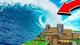 10 CRAZIEST MINECRAFT STORMS TSUNAMI TORNADOES METEORS MORE [upl. by Lagiba517]