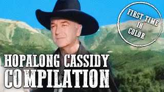 Hopalong Cassidy Compilation  COLORIZED  Western TV Series [upl. by Nitsirc745]