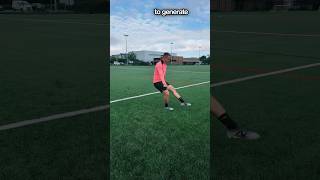 3 steps to improve your weak foot PART 2 football soccer footballskills [upl. by Fifine663]