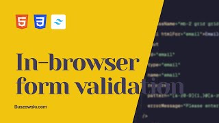 HTML and CSSonly Form Validation [upl. by Madanhoj]