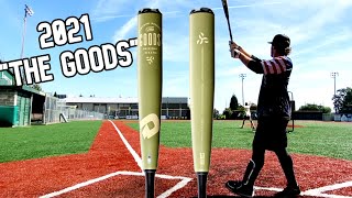 Hitting with the 2021 DEMARINI THE GOODS 2Piece  BBCOR Baseball Bat Reviews [upl. by Miculek807]