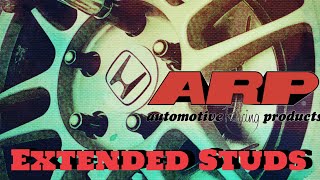 ARP Extended Wheel Studs for 8th Gen Honda Civic Si Front amp Rear Read description 🤡 [upl. by Lasiaf]