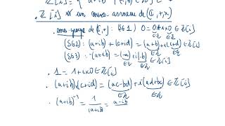 C172  anneau des entiers de Gauss [upl. by Duffie]