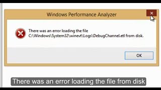 How To Fix quotThere was an error loading the file from diskquot Windows 81 [upl. by Nya]