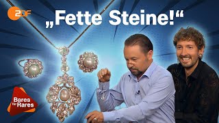 Funkelnde Flora 4 Karat Anhänger und Ringe in Blütenform lassen Gebote sprießen  Bares für Rares [upl. by Calabresi796]