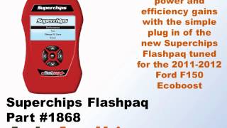 20112012 Ford F150 Ecoboost Superchips Flashpaq Tuner  New Part Numbers  AutoAnything [upl. by Margreta297]