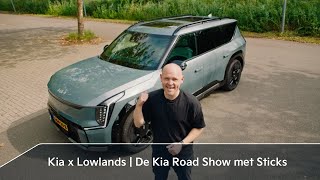 Kia x Lowlands  De Kia Road Show met Sticks  Kia Nederland [upl. by Cattan378]