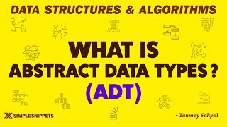 What is Abstract Data TypesADT in Data Structures   with Example [upl. by Conah]