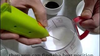 How To Make Latte Art with Mini Milk Frother [upl. by Nomyar]