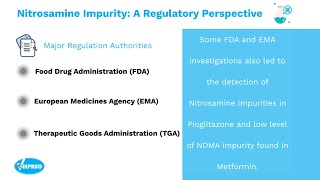 Nitrosamine Impurity A Regulatory Perspective  Veeprho [upl. by Malkin529]