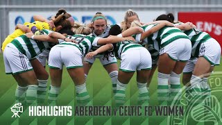 HIGHLIGHTS  Aberdeen 03 Celtic FC Women  Another strong performance in the SWPL 🍀 [upl. by Letsou621]