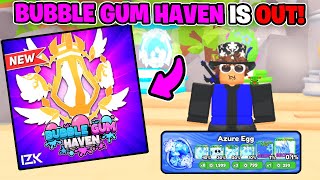 I COMPLETED The NEW Bubble Gum Haven amp GOT OP Roblox [upl. by Rafaelia286]