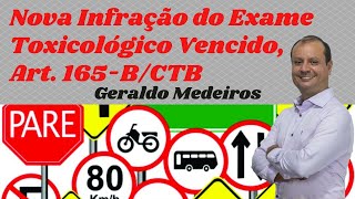 Toxicológico Vencido Infração do Art 165B [upl. by Merkley947]