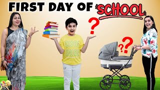 FIRST DAY OF SCHOOL  Funny back to school  School Masti  Aayu and Pihu Show [upl. by Enyawad]