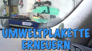 Feinstaubplakette einfach entfernen [upl. by Comptom728]