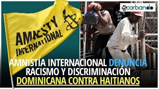 Amnistía Internacional denuncia racismo y discriminación dominicana contra haitianos [upl. by Morry593]