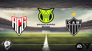 AtléticoGO x AtléticoMG  32 rodada Brasileirão 2024  EA FC [upl. by Yetac717]