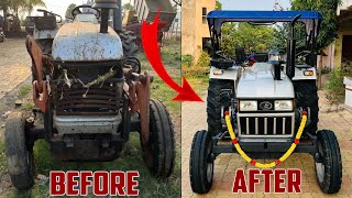 Old Eicher 485 tractor fully restoration Fully restore and repair Eicher485 [upl. by Ariaj]