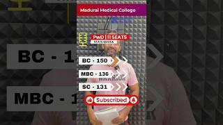 Madurai Medical College cut off 2024 mbbscutoff2024 [upl. by Berglund]