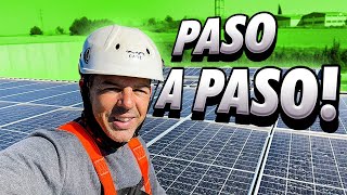 ☀️ GUIA de Instalación PLACAS SOLARES 👉 Paso a Paso Instalador Autorizado [upl. by Jacquelynn]