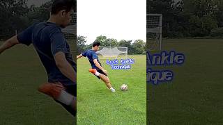 Best lock ankle technique to kick football more power on slow motion footage skony7 football [upl. by Charlot]