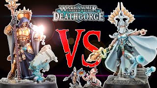 DOMITANS STORMCOVEN VS CYRENIS RAZORS  WARHAMMER UNDERWORLDS RIVAL BATTLE REPORT  DEATHGORGE [upl. by Heyes]