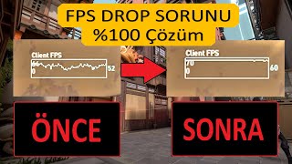 FPS DROP SORUNU 100 ÇÖZÜM ÖNBELLEK TEMİZLEME [upl. by Bailar]