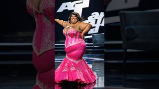 Black Ugly Obese woman amazing performance on Americas Got Talent stage [upl. by Callas]