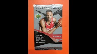 Chasing LeBron A 20032004 UPPER DECK BLACK DIAMOND Original 2000 basketball pack [upl. by Amjan]