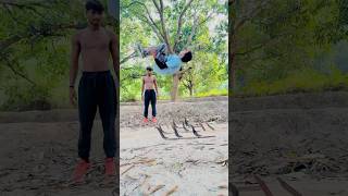 Khatra ka Khiladi ￼stunts 😱😱flip shortvideos backflipviralvideos [upl. by Gnen208]