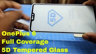 5D Tempered Glass  Full EdgetoEdge 5D Screen Protector for Oneplus 6 [upl. by Llevad]