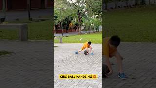 BALL HANDLING SKILL 🏀 DRIBBLING DRILL 🌟 9 YEAR OLD ballislife ballhandling dribbling [upl. by Vina]