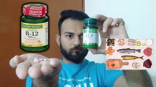 Natures Bounty B12  500mcg 100 Quick Dissolve Tablets  Review And Unboxing  Vitamin B12 Tablet [upl. by Ylra]