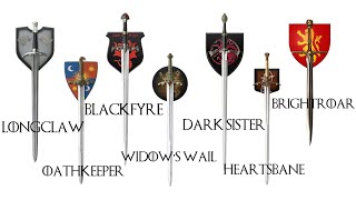 Every VALYRIAN STEEL SWORD Explained in 7 minutes [upl. by Cynthla791]