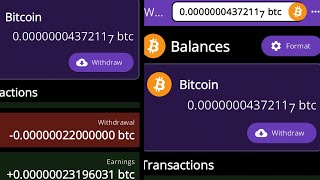 Withdrawal proof of Bitcoin mining app [upl. by Qahsi]