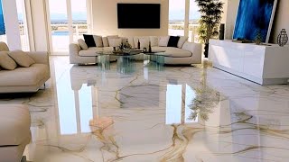 Top 8 Porcelain Tile Flooring Ideas Modern Living Room Flooring Ideas Transform Your Living Room [upl. by Nahk]