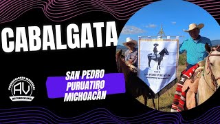 cabalgata 2️⃣3️⃣ de octubre2️⃣0️⃣2️⃣4️⃣📆san Pedro puruatiro Michoacán [upl. by Oenire]