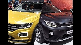 2018 Volkswagen TRoc vs 2018 Kia Stonic [upl. by Yrffej]