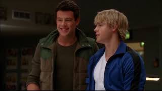 Glee  Will Tells New Directions Puck Is In Juvy and Sam Joins New Directions 2x04 [upl. by Suzann]