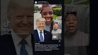 Tasha K looses 5000 followers tashak trump kamalaharris vote [upl. by Lennaj742]