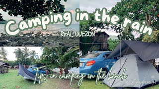 Car Camping  Camping in the Rain ⛈️  Tips  REAL QUEZON  Car Camping 🏕️  Sedan Kampers PH [upl. by Dibrin]