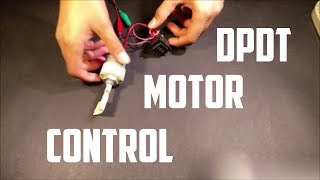 Controlling DC Motors With DPDT Switches  DIY Project  Making With Mihir [upl. by Ominorej]