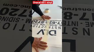 Car decals made with Oracal 651 vinyl RTape clear choice AT75 graphtec cutter [upl. by Narra]