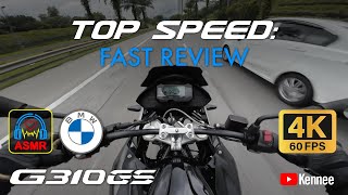 BMW G310GS  Should It Be On Your Radar  Top Speed  A Fast Review 4K [upl. by Nairoc435]