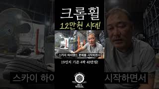 크헉 크롬휠 12만원시대 그렇게 비싸던 크롬휠이 무슨일이래 스카이휠 휠복원 휠도색 [upl. by Kurtzig]