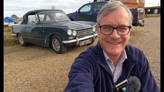 Downriver to Walberswick in my 1971 Triumph Vitesse Mark 2 [upl. by Adelric53]