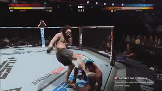 Big Mush vs Joaquin Buckley UFC 5 [upl. by Ahsilac481]