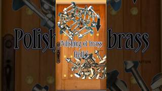 Polishing of brass nails  Metal polishing [upl. by Herates]